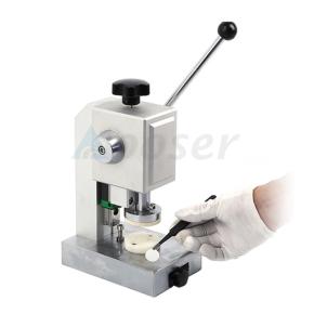 Compact Lab Coin Cell Disc Punch Machine with Optional Punching Diameter