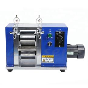 100mm Lab Electric Battery Electrode Sheets Calendering  Roller Press Machine 