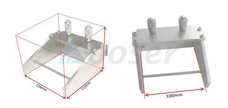Dimension of Doctor Blade Wet Film Applicator