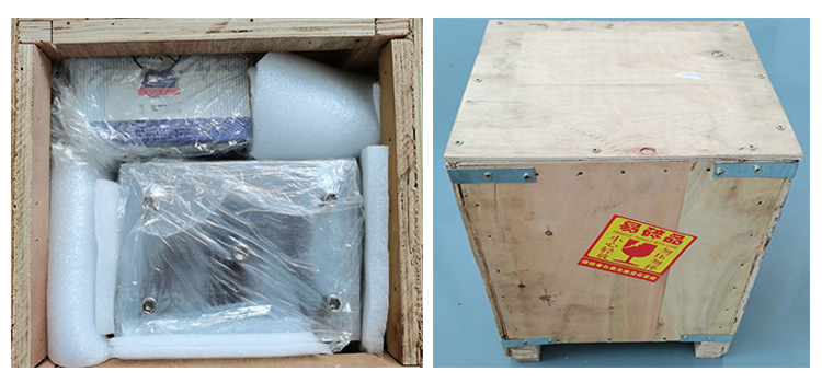 manual roller press machine packaging