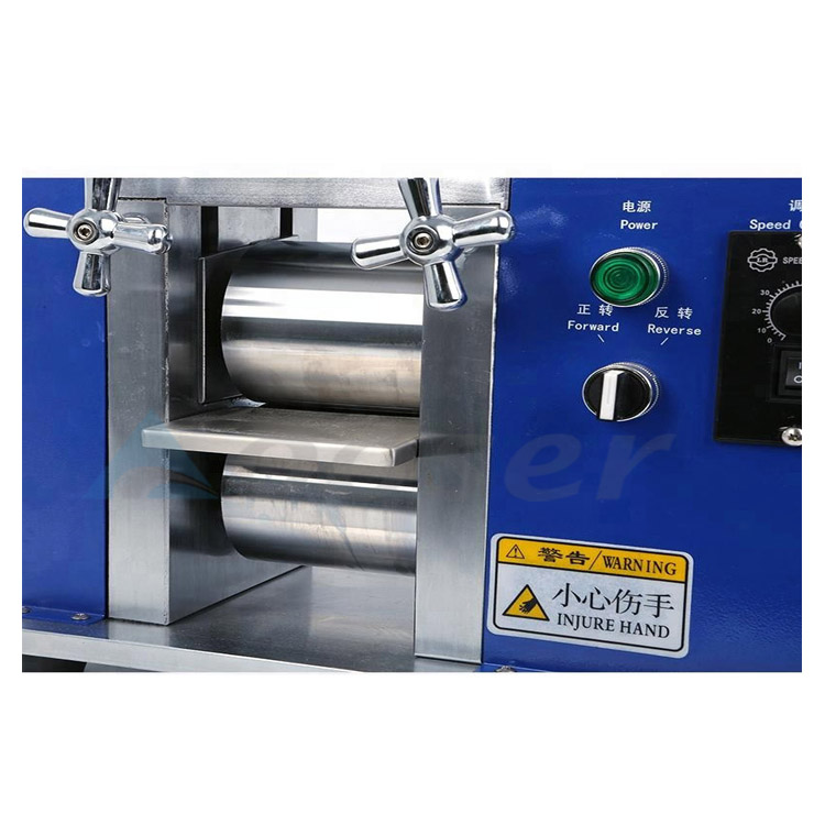 roller press machine of the front picture