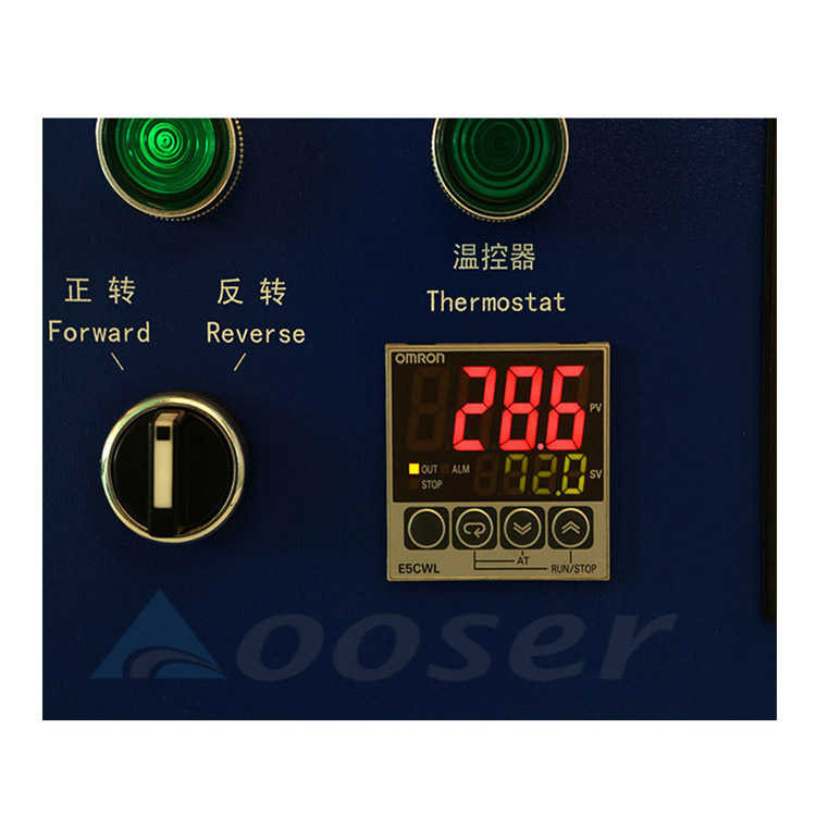 hot roller press machine with thermostat