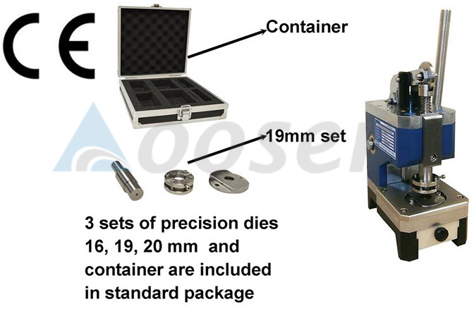 Precision Disc Cutter for coin cell