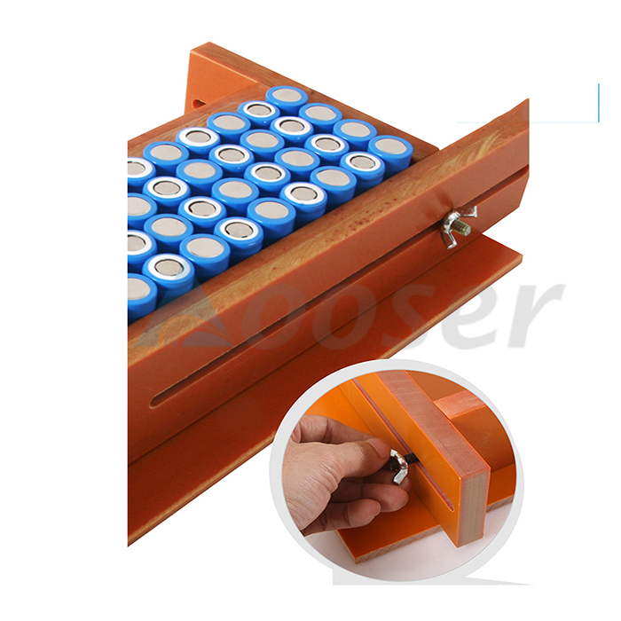 Adjustable Battery Fixture Clamp for Cylindrical Battery