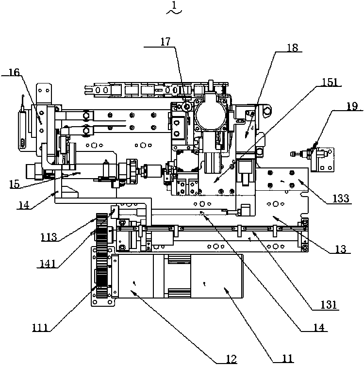 Principle of the winding machine