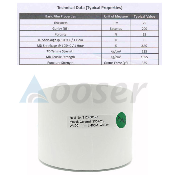 Battery Separator Celgard 3501