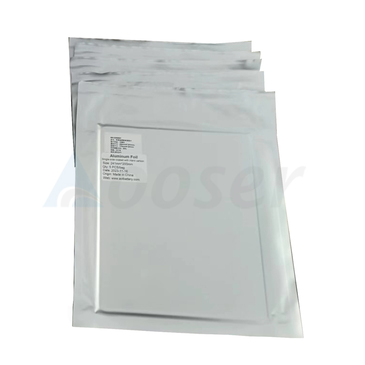 Hard Carbon Coated Aluminum Foil