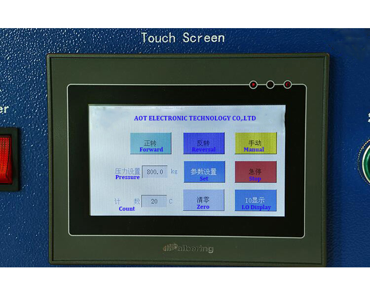 Setting Sealing Parameters of electric coin cell crimper